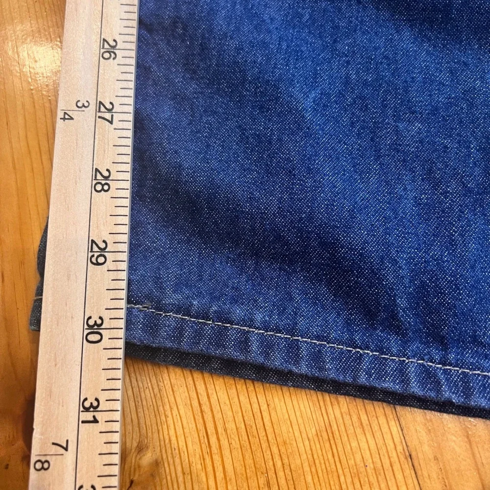 Carhartt FRB100 DNM Flame Resistant Jeans Mens 40x30 Blue Relaxed Fit Made USA